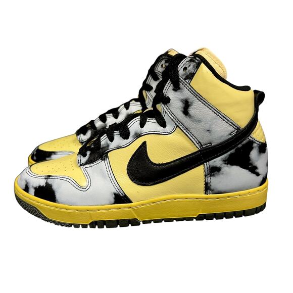 NIB Nike Dunk Hi 1985 SP Lemon Drop Black-Saturn Gold High Top Men's 8.5 - Picture 3 of 9
